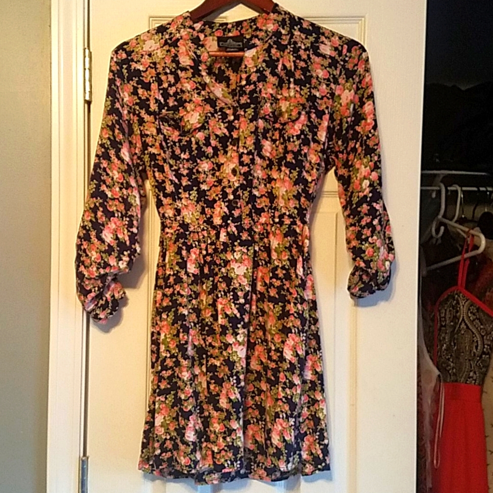 Beautiful floral print dress